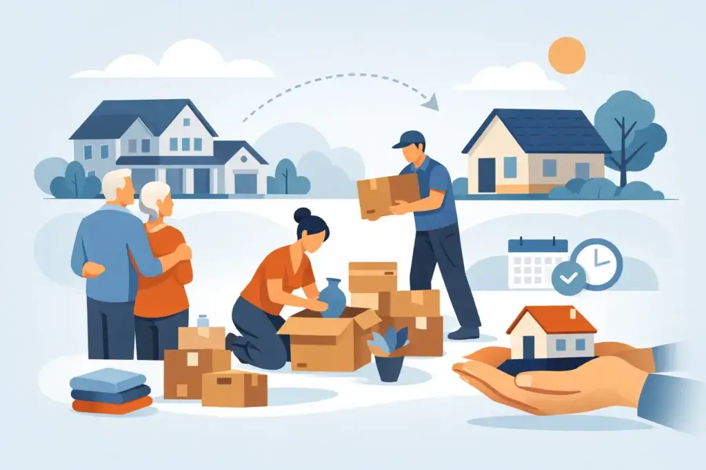 Downsizing Move Help That Lowers Stress
