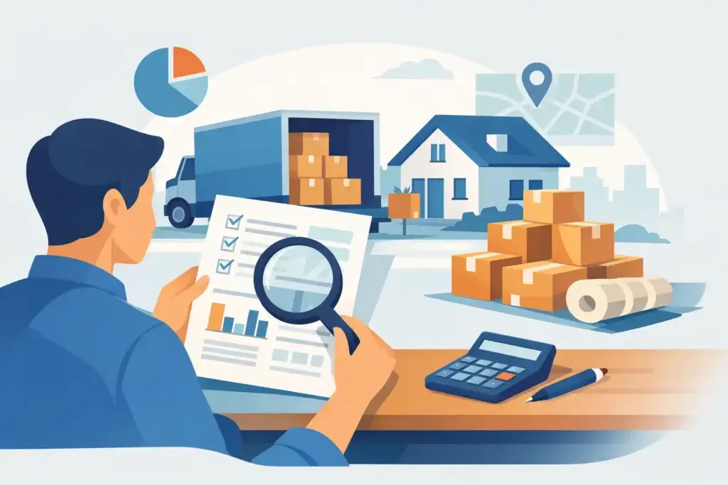 How to Read a Moving and Packing Estimate
