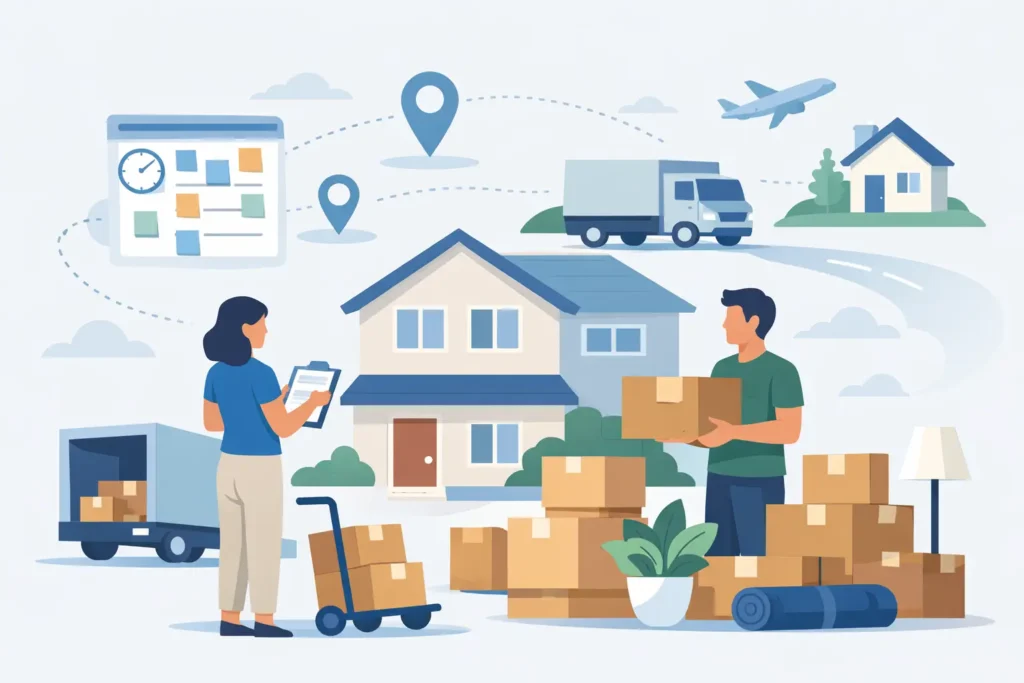 How to Coordinate a House Move Without Chaos