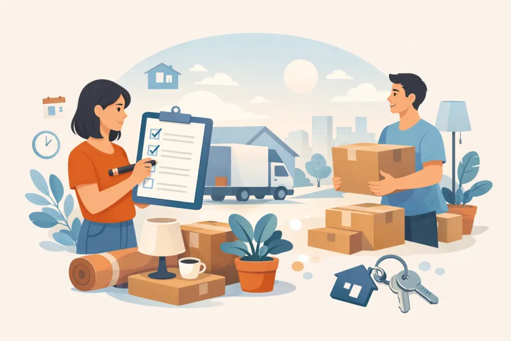 First Time Moving Checklist That Keeps You Calm