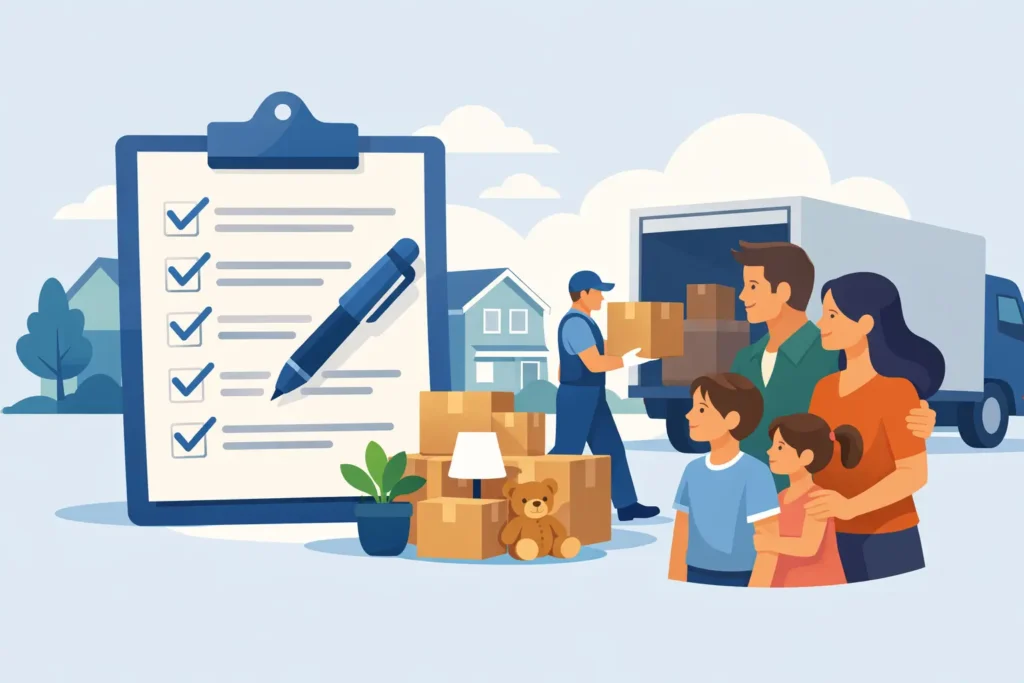 Full Service Moving Review Checklist for Families