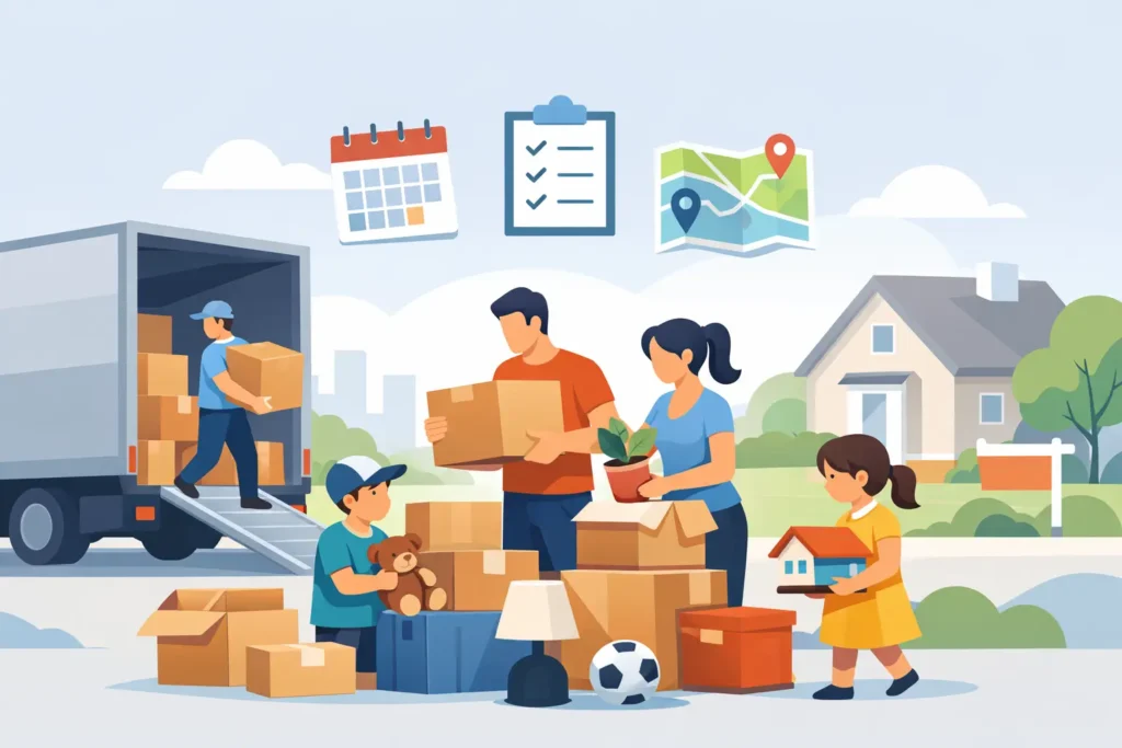 Moving Day Guide for Families That Works