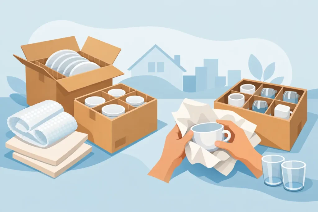 Best Moving Boxes for Dishes That Prevent Breakage