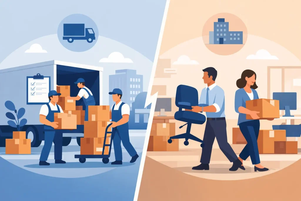Commercial Movers vs In-House: Which Fits?